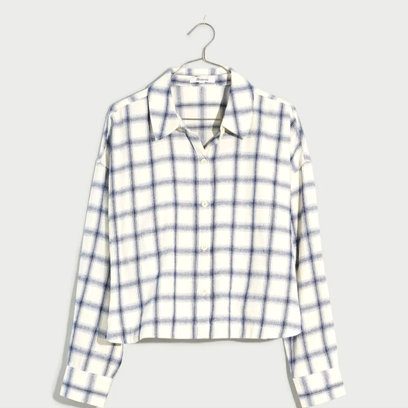 MADEWELL Flannel Crop (W 1X) - Picture 4 of 9